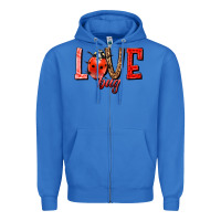 True Royal Love bug Zipper Hoodie - HowdyJamesFarm