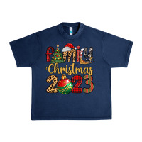 Navy family christmas 2023 Urban Heavy Tee - MaliasSmallBusiness