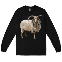 Black navajo churro sheep Long Sleeve Tee - LillyAllenDesigns