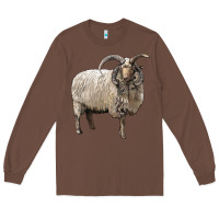 Chestnut navajo churro sheep Long Sleeve Tee - LillyAllenDesigns