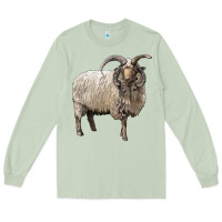 Matcha navajo churro sheep Long Sleeve Tee - LillyAllenDesigns