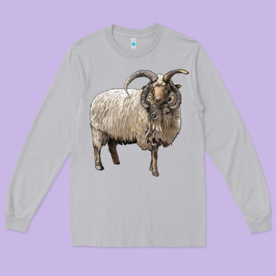Navajo Churro Sheep Long Sleeve Tee Designed By Lillyallendesigns