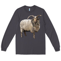 Smoke navajo churro sheep Long Sleeve Tee - LillyAllenDesigns
