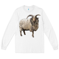 White navajo churro sheep Long Sleeve Tee - LillyAllenDesigns