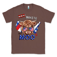 Chestnut Red White And Moo Cow Classic Tee - RanaPortraitStore