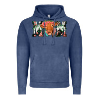 Vintage Denim Cow Mom Vintage Hoodie - Jasminsmagicworld