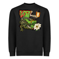 Black louisiana state Heavyweight Sweatshirt - BarkalooDesign