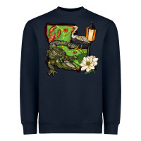 Navy louisiana state Heavyweight Sweatshirt - BarkalooDesign