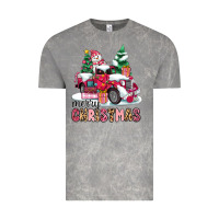 Cloud Rock pink merry christmas Vintage Tee - MaliasSmallBusiness
