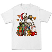 White christmas skeleton coffee Premium Tee - Jasminsmagicworld
