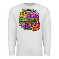 Oatmeal Heather let the good times roll olivia Premium Sweatshirt - OliviaCreatesArt