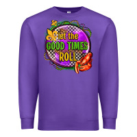Purple let the good times roll olivia Premium Sweatshirt - OliviaCreatesArt