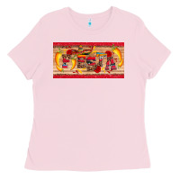 Bubblegum Pink fiesta  license plate template Ladies Tee - Artiststas