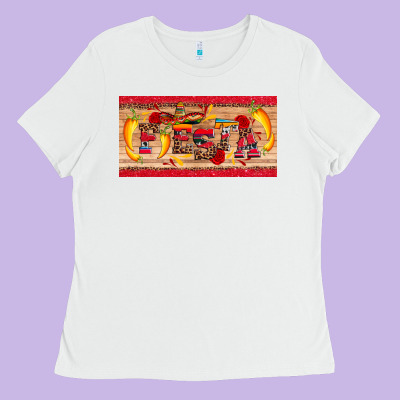 Fiesta  License Plate Template Ladies Tee Designed By Artiststas