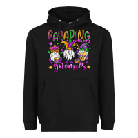 Black parading with my gnomies Heavyweight Hoodie - OliviaCreatesArt