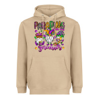 Mushroom parading with my gnomies Heavyweight Hoodie - OliviaCreatesArt