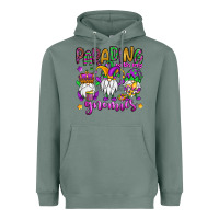 Sage parading with my gnomies Heavyweight Hoodie - OliviaCreatesArt