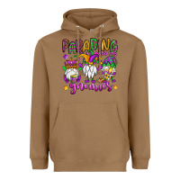 Toasted Coconut parading with my gnomies Heavyweight Hoodie - OliviaCreatesArt