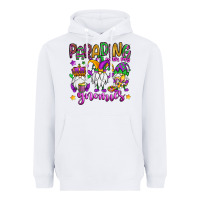 White parading with my gnomies Heavyweight Hoodie - OliviaCreatesArt