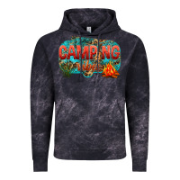 Cloud Black camping vibes Vintage Hoodie - NancyCooperArtShop
