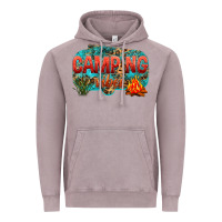 Vintage Zinc camping vibes Vintage Hoodie - NancyCooperArtShop