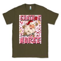 Army Green santas favorite nurse Classic Tee - MaliasSmallBusiness