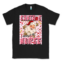 Black santas favorite nurse Classic Tee - MaliasSmallBusiness