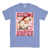 Colony Blue santas favorite nurse Classic Tee - MaliasSmallBusiness
