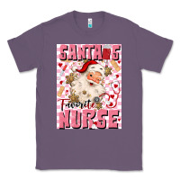 Lavender santas favorite nurse Classic Tee - MaliasSmallBusiness