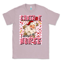 Lilac santas favorite nurse Classic Tee - MaliasSmallBusiness