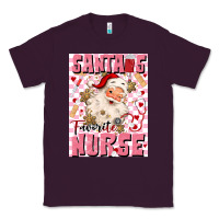 Plum santas favorite nurse Classic Tee - MaliasSmallBusiness