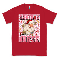Red santas favorite nurse Classic Tee - MaliasSmallBusiness