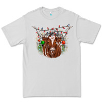 Dove Grey christmas  texas longhorn Premium Tee - JahusDesignShop