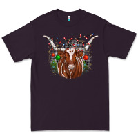 Plum christmas  texas longhorn Premium Tee - JahusDesignShop