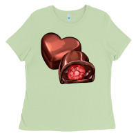 Matcha heart chocolate Ladies Tee - AdoDesignShop