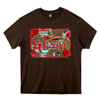 Fiesta With Sombrero Background Heavy Core Tee | Teevron