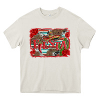 Cream fiesta with sombrero background Heavy Core Tee - Artiststas