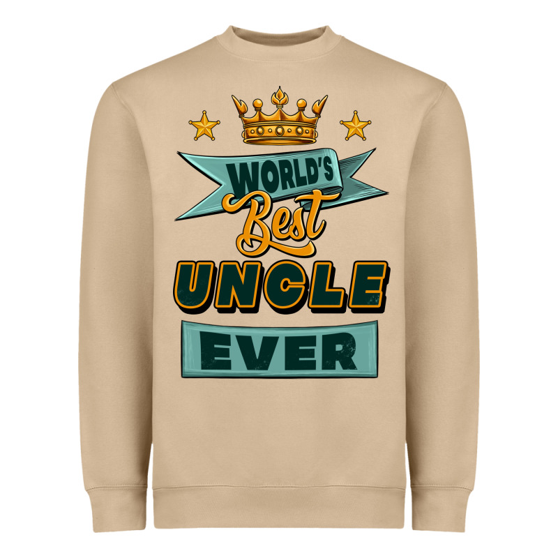 World's Best Uncle Ever Heavyweight Sweatshirt by Jasminsmagicworld | Teevron