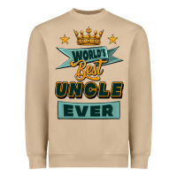 Mushroom world's best uncle ever Heavyweight Sweatshirt - Jasminsmagicworld