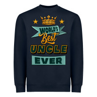Navy world's best uncle ever Heavyweight Sweatshirt - Jasminsmagicworld