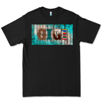 Black western turquoise gigi license plate Premium Tee - BarkalooDesign
