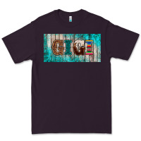 Plum western turquoise gigi license plate Premium Tee - BarkalooDesign