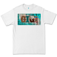 White western turquoise gigi license plate Premium Tee - BarkalooDesign