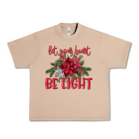Burro Let your heart be light Urban Heavy Tee - MaliasSmallBusiness