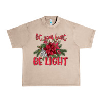 French Oak Let your heart be light Urban Heavy Tee - MaliasSmallBusiness