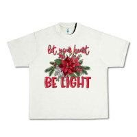 Pistachio Let your heart be light Urban Heavy Tee - MaliasSmallBusiness