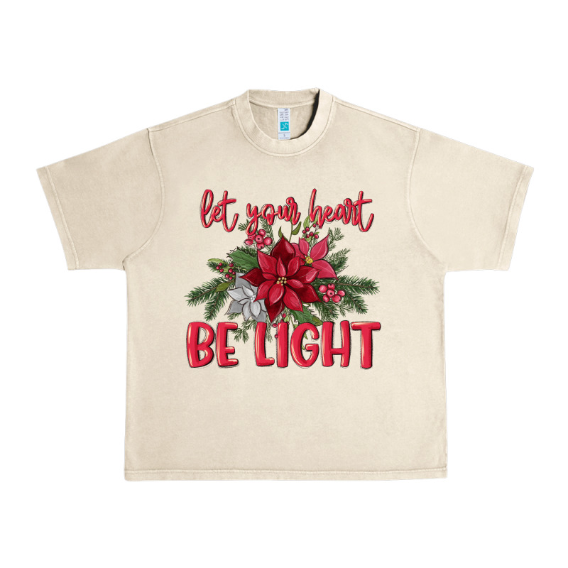 Let Your Heart Be Light Urban Heavy Tee by MaliasSmallBusiness | Teevron