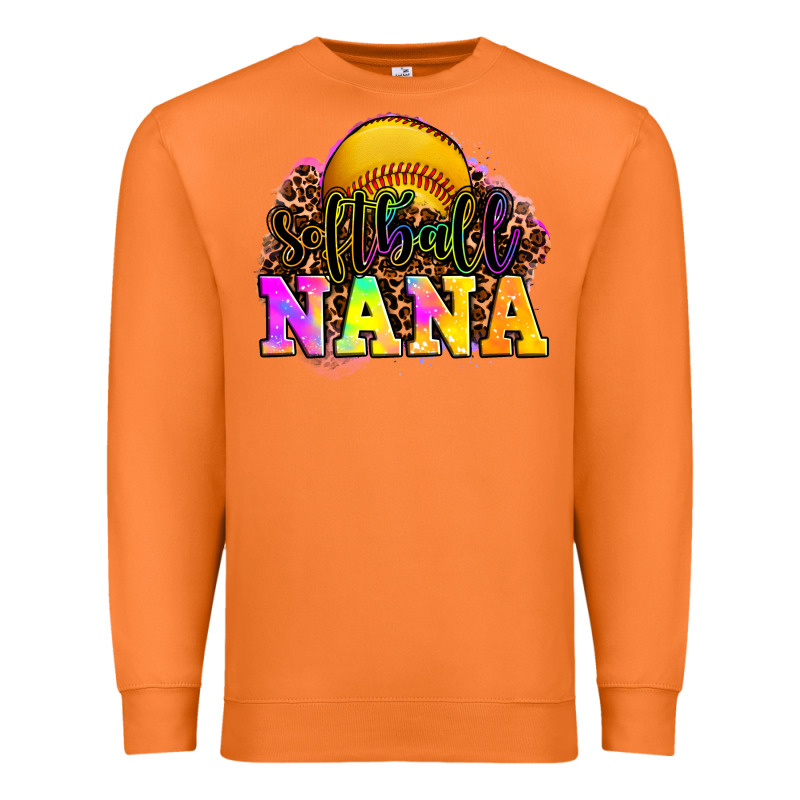 Softball Nana Premium Sweatshirt by OliviaCreatesArt | Teevron