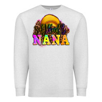 Oatmeal Heather softball nana Premium Sweatshirt - OliviaCreatesArt