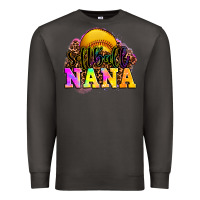 Smoke softball nana Premium Sweatshirt - OliviaCreatesArt